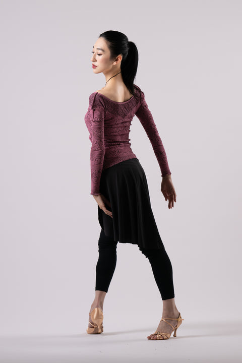 Seam free knit (pink/black)