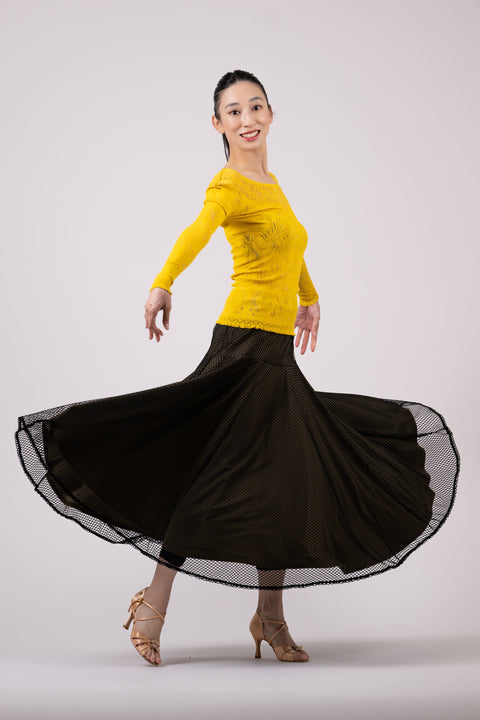 Seam free knit (yellow/sand)