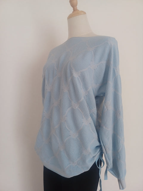 シームフリーニット ドルマン袖