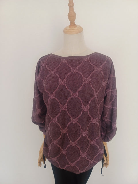 シームフリーニット ドルマン袖